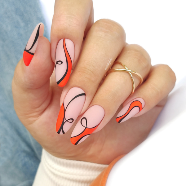 UV LED Paint Gel 5 ml - Coral Neon - Image 3