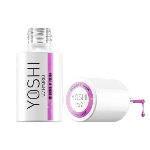 Lakier Hybrydowy UV LED Bubble Gum 6 ml - 722 - obrazek 3