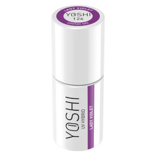 Lakier Hybrydowy UV LED Lady Violet 6 ml - 126 - obrazek 2