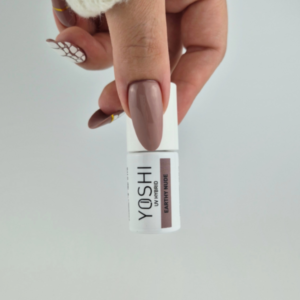 Lakier Hybrydowy UV LED Earthy Nude 6 ml - 135 - obrazek 3