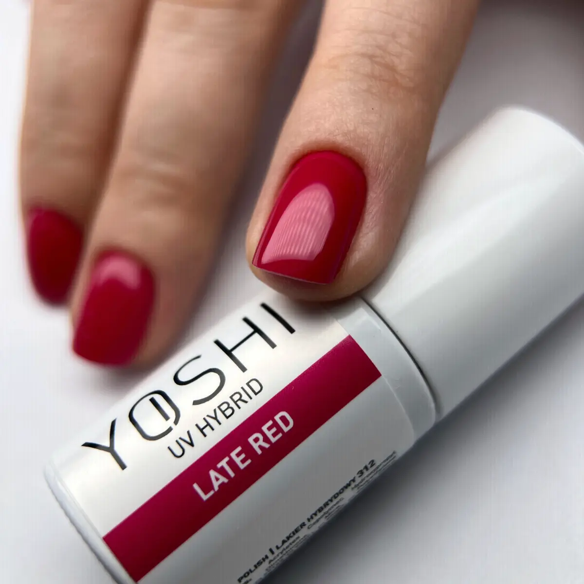 Lakier Hybrydowy UV Hybrid Late Red 6 ml - 312 - obrazek 2