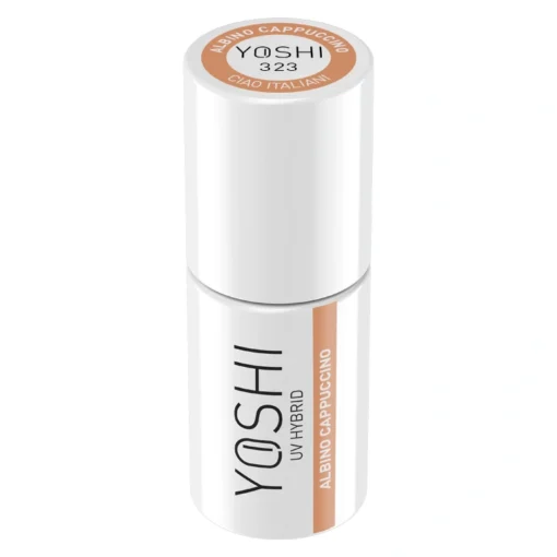 Lakier Hybrydowy UV LED Albino Cappuccino 6 ml - 323 - obrazek 2