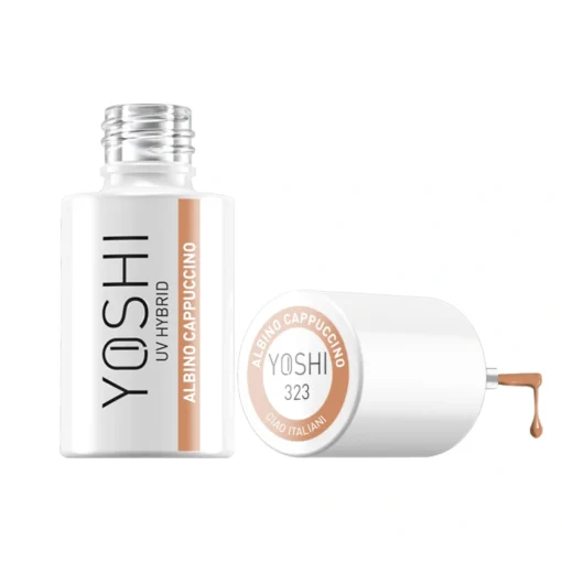 Lakier Hybrydowy UV LED Albino Cappuccino 6 ml - 323 - obrazek 3
