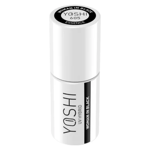 Lakier Hybrydowy UV Hybrid Woman In Black 6 ml - 605 - obrazek 4