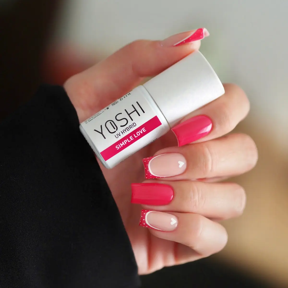 Lakier Hybrydowy UV Hybrid Simple Love 6 ml - 615 - obrazek 2