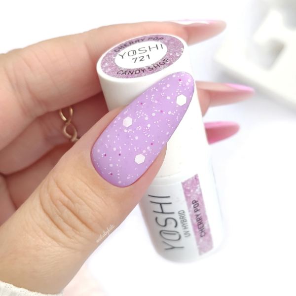 Lakier Hybrydowy UV LED Cherry Pop 6 ml - 721 - obrazek 2
