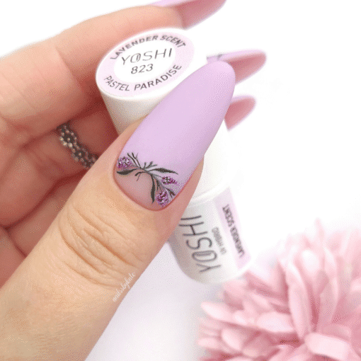 Lakier Hybrydowy UV LED Lavander Scent 6 ml - 823 - obrazek 3