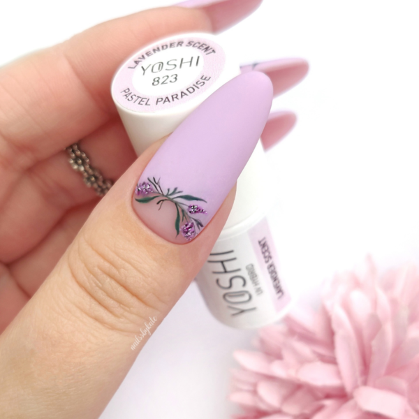 Lakier Hybrydowy UV LED Lavander Scent 6 ml - 823 - obrazek 3