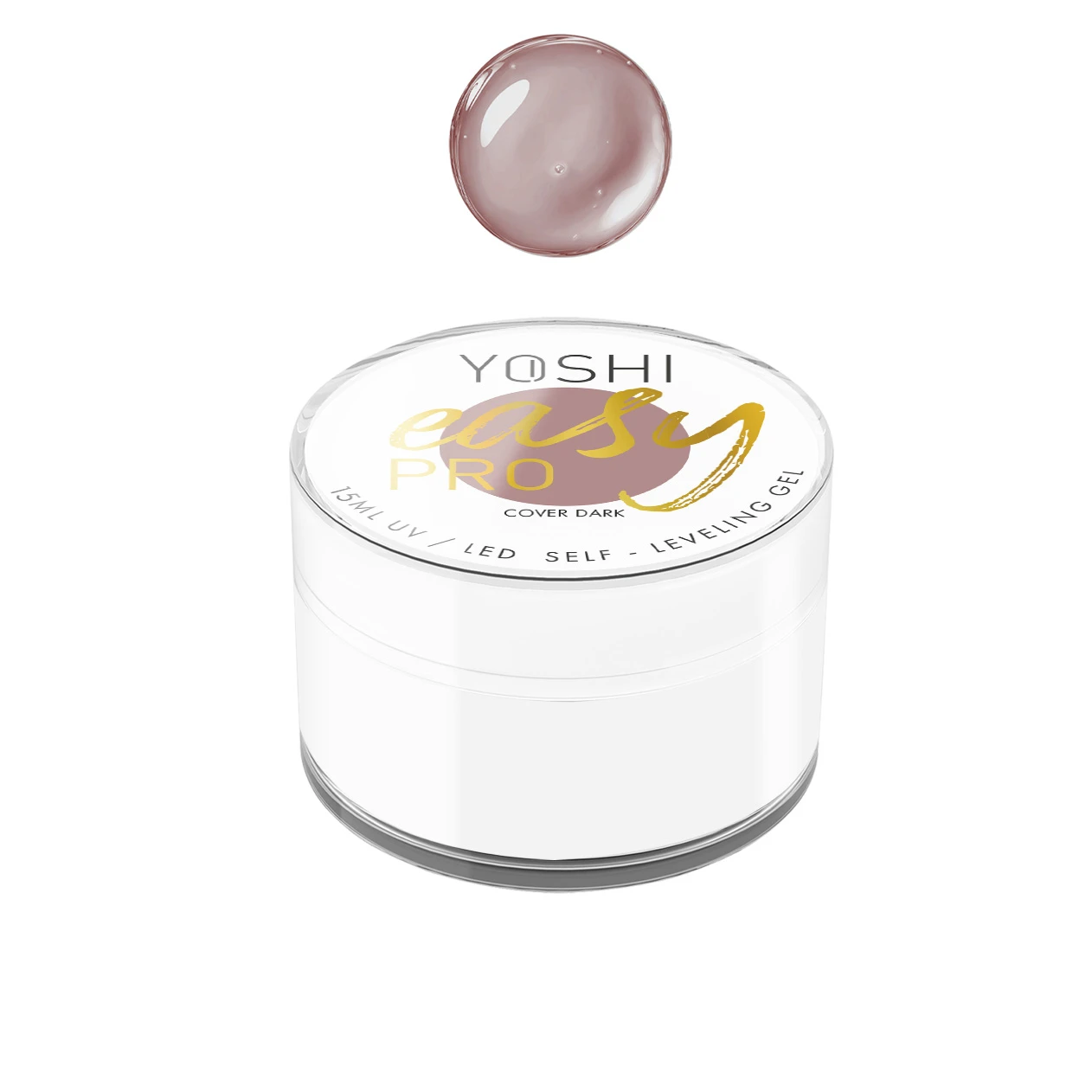 Żel Easy PRO Gel UV LED COVER DARK <b>15 ml</b>