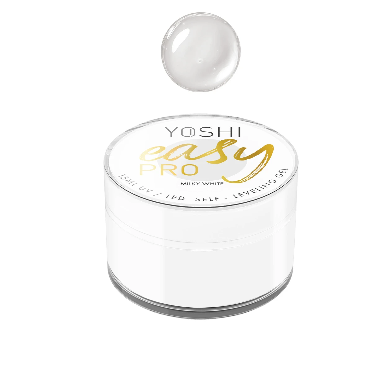 Żel Easy PRO Gel UV LED MILKY WHITE <b>15 ml</b>