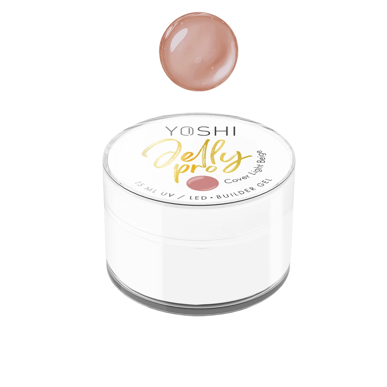 Żel Budujący Jelly PRO Gel UV LED Cover Light Beige <b>15 ml</b>