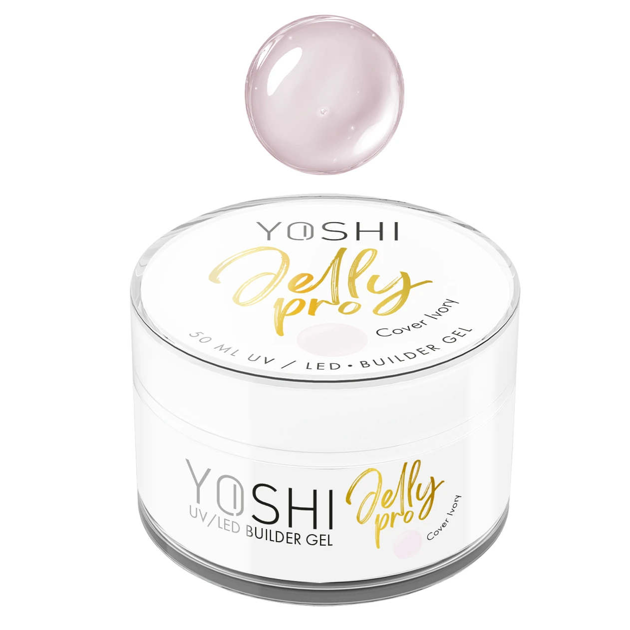 Żel Budujący Jelly PRO Gel UV LED Cover Ivory <b>50 ml</b>