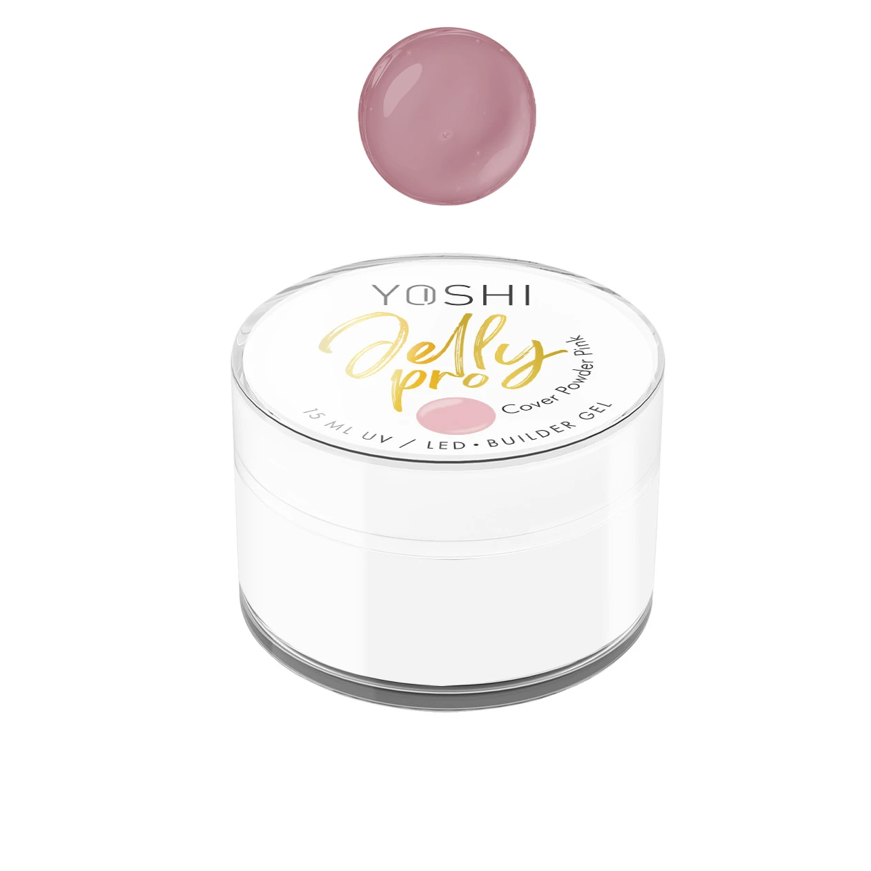 Żel Budujący Jelly PRO Gel UV LED Cover Powder Pink <b>15 ml</b>