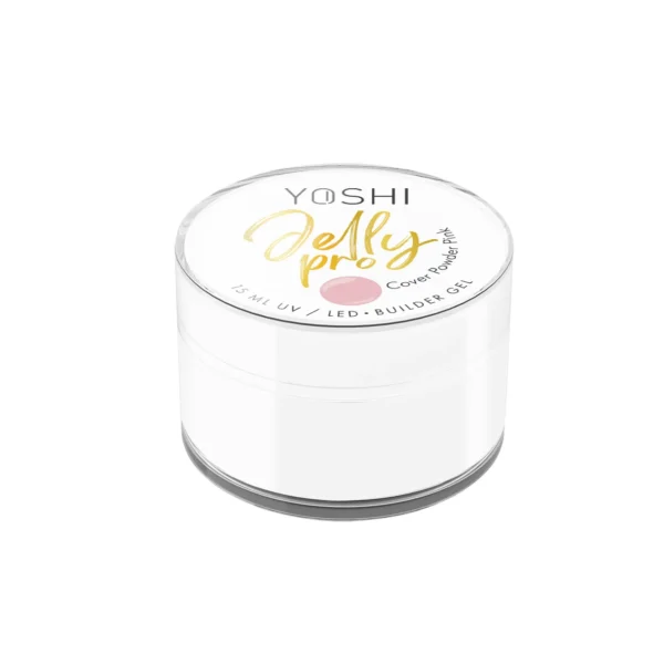Żel Budujący Jelly PRO Gel UV LED  Cover Powder Pink <b>15 ml</b> - obrazek 2