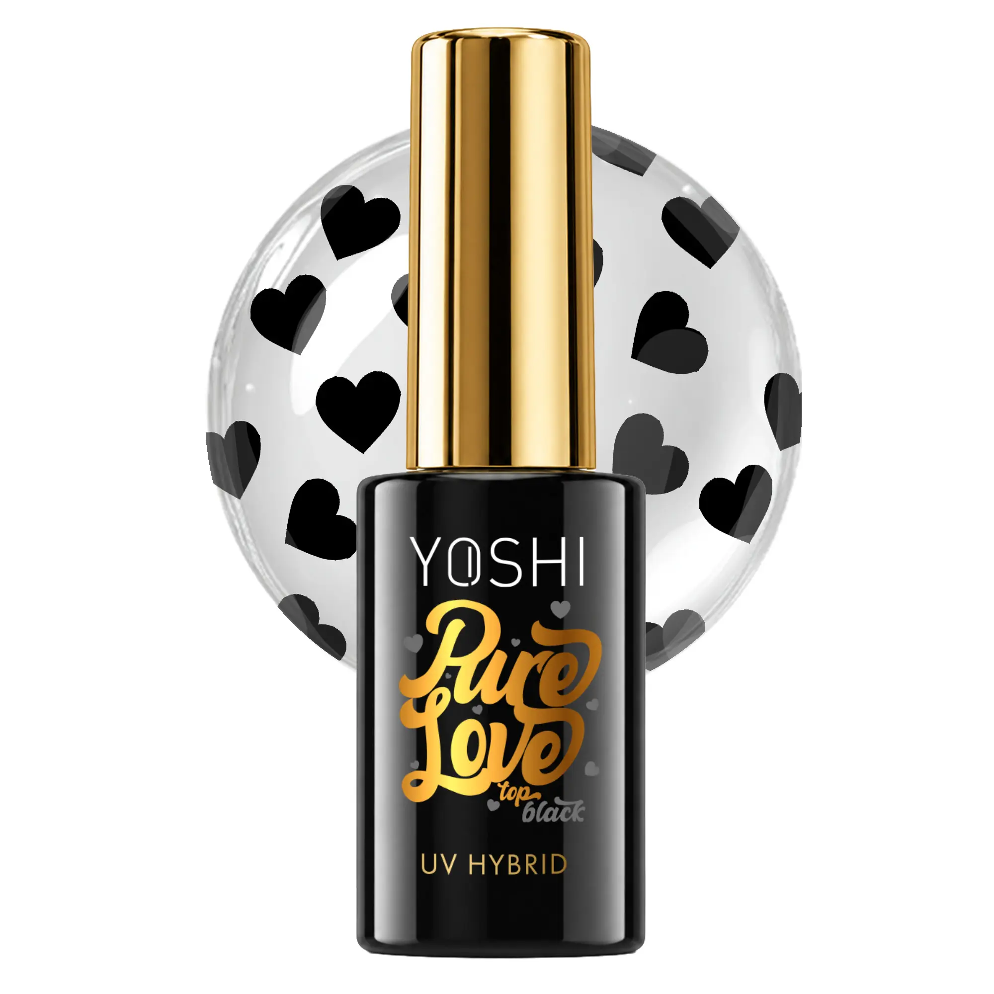 Pure Love Top BLACK UV Hybrid 10 ml