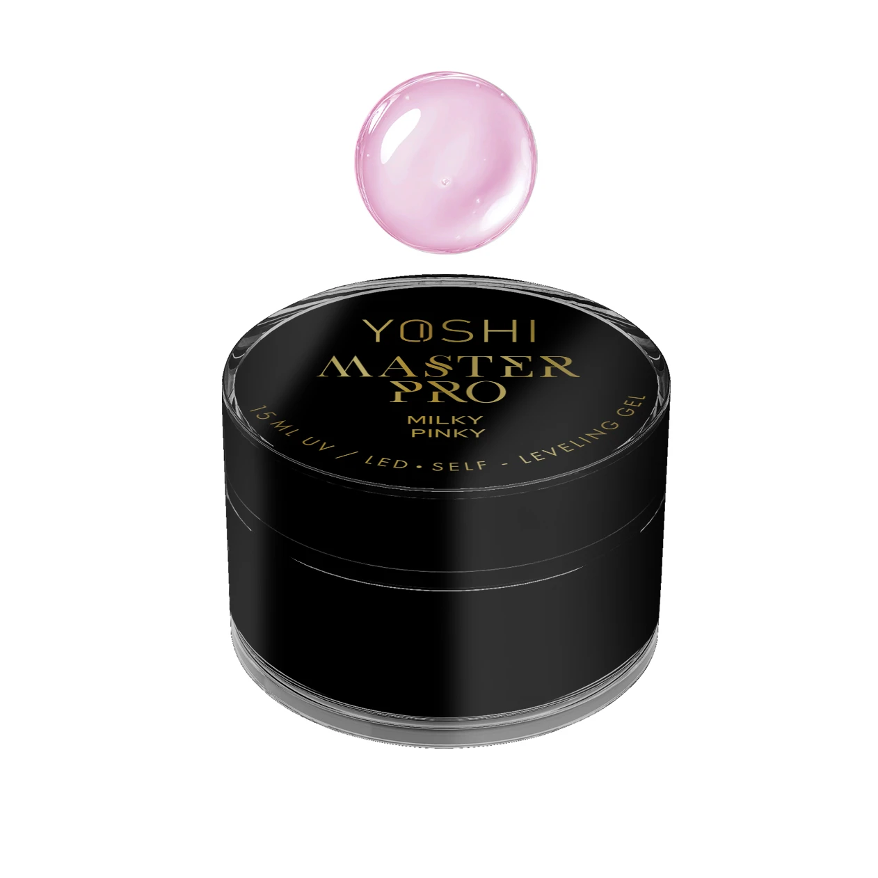 Żel Samopoziomujący Master PRO Gel UV LED Milky Pinky <b>15 ml</b>