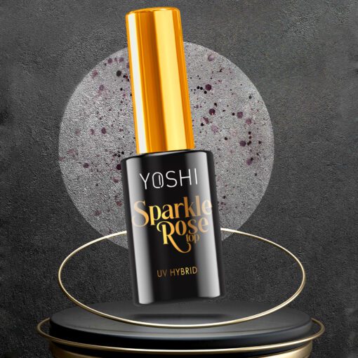 Top Sparkle Rose UV/LED Hybrid 10 ml - obrazek 2