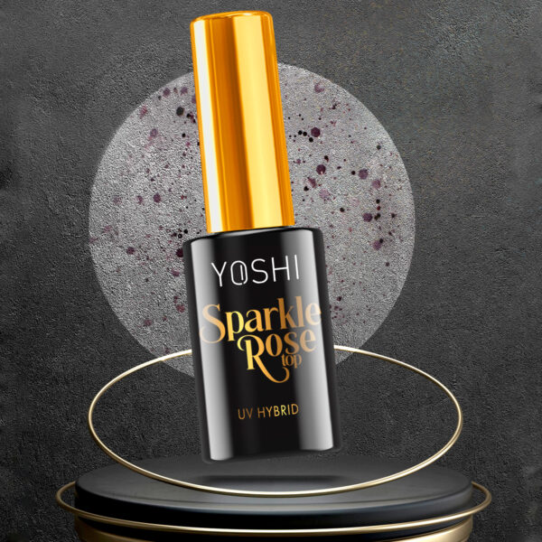 Top Sparkle Rose UV/LED Hybrid 10 ml - obrazek 2