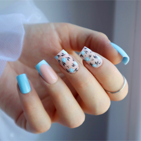 Paint Gel UV LED 5 ml - Baby Blue - obrazek 2