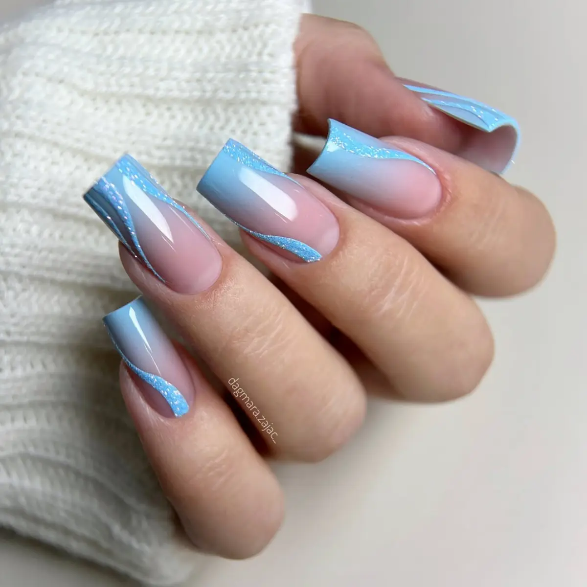 Paint Gel UV LED 5 ml - Baby Blue - obrazek 4