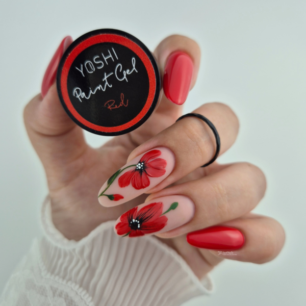Paint Gel UV LED 5 ml - Red - obrazek 2