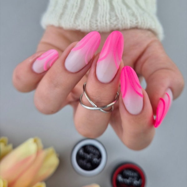 Paint Gel UV LED 5 ml - Strawberry Neon - obrazek 3
