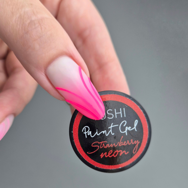 Paint Gel UV LED 5 ml - Strawberry Neon - obrazek 2