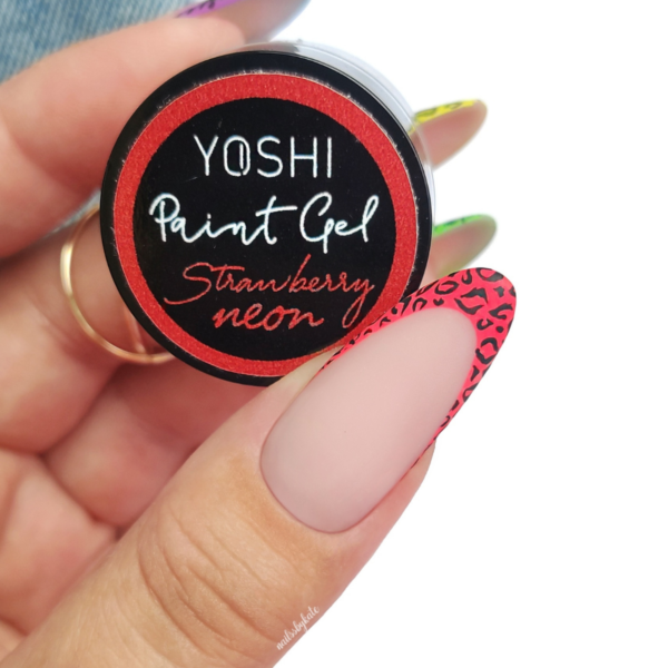 Paint Gel UV LED 5 ml - Strawberry Neon - obrazek 2