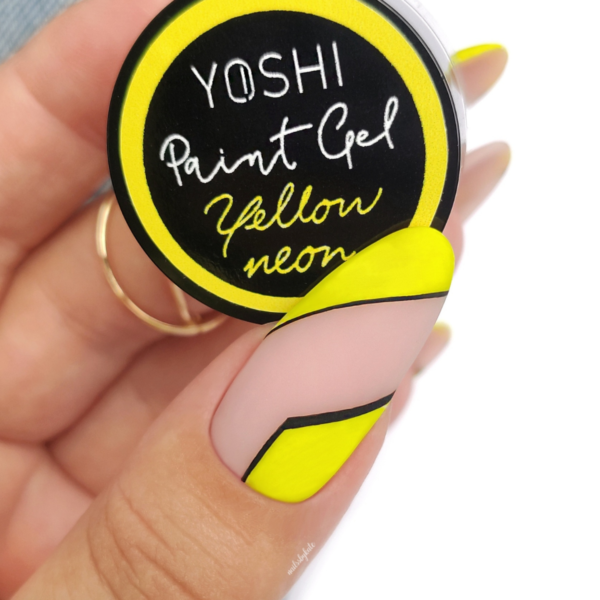 Paint Gel UV LED 5 ml - Yellow Neon - obrazek 2