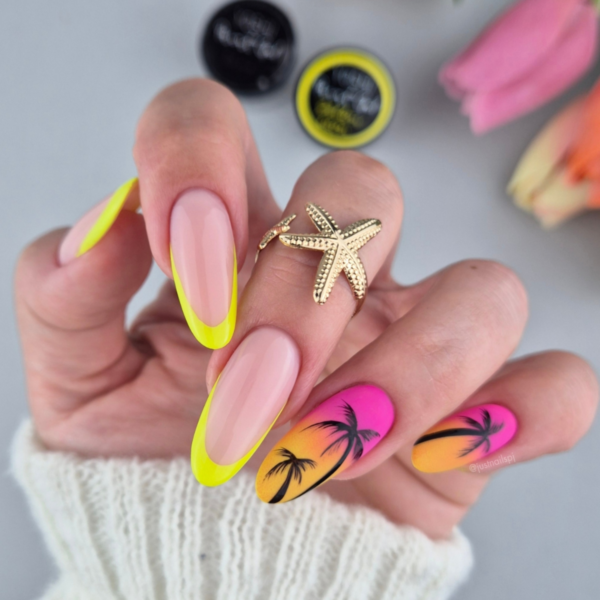 Paint Gel UV LED 5 ml - Yellow Neon - obrazek 4