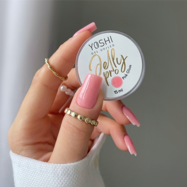 Żel Budujący Jelly PRO Gel UV LED Pink Gloss <b>15ml</b> - obrazek 2