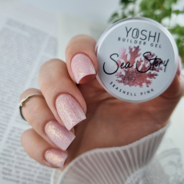 Żel SEA STORY GEL UV LED Seashell Pink <b>15 ml</b> - obrazek 3