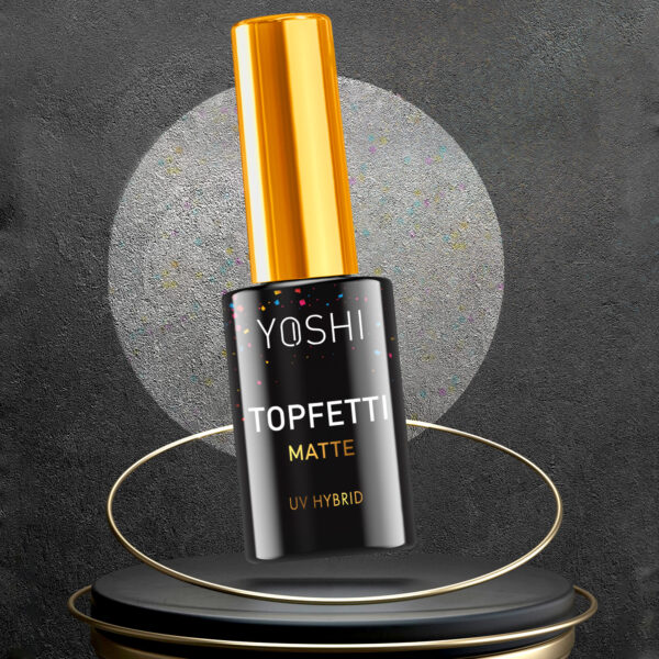 UV Hybrid Topfetti Matte 10 ml - obrazek 2