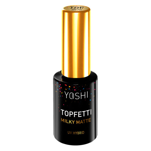 UV Hybrid Topfetti Milky Matte 10 ml - obrazek 3