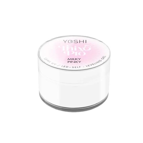 Żel Samopoziomujący Thixo PRO Gel UV LED Milky Pinky <b>15ml</b> - obrazek 2