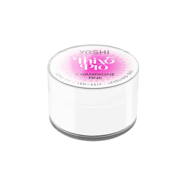Żel Samopoziomujący Thixo PRO Gel UV LED Champagne Pink <b>15ml</b> - obrazek 2