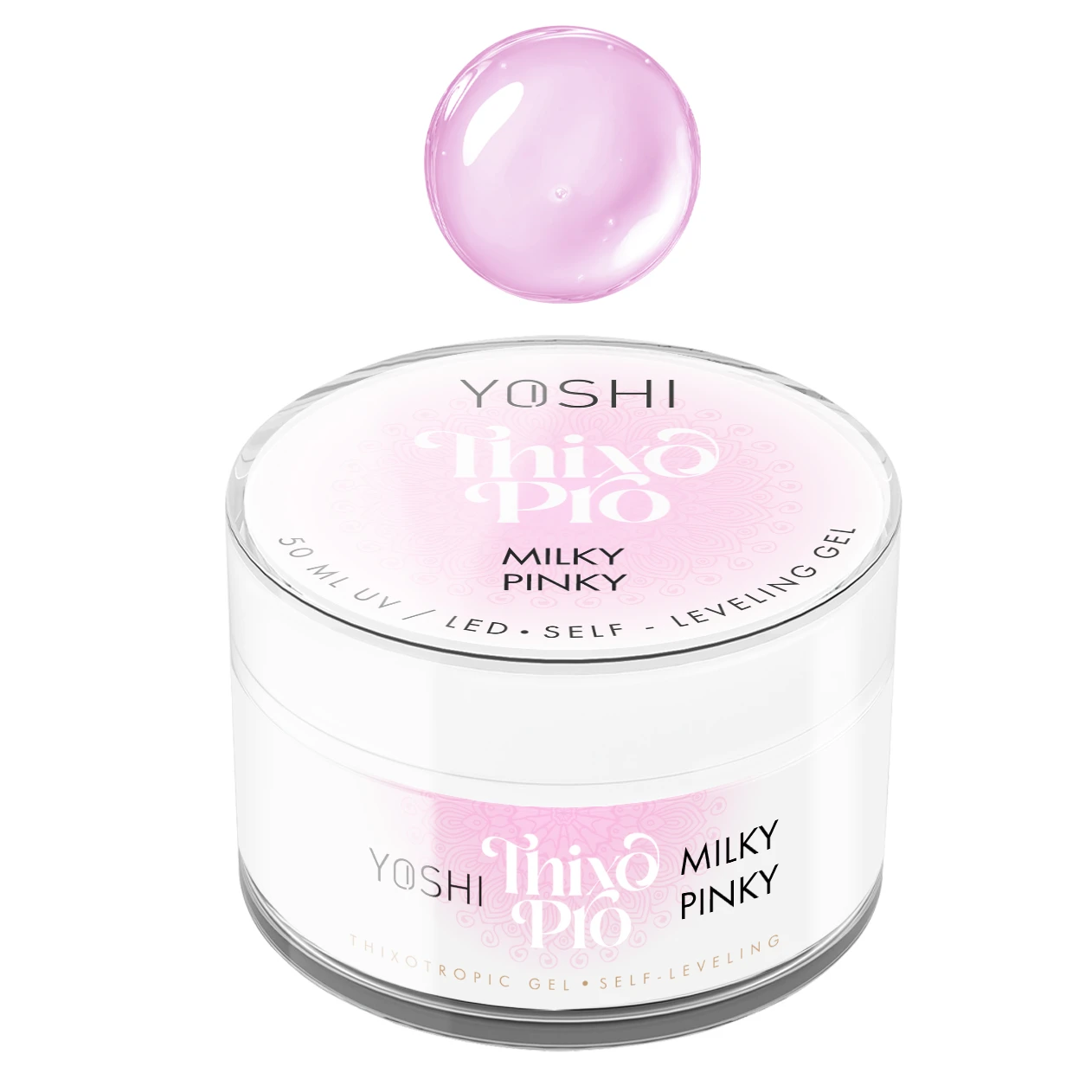 Żel Samopoziomujący Thixo PRO Gel UV LED Milky Pinky <b>50ml</b>