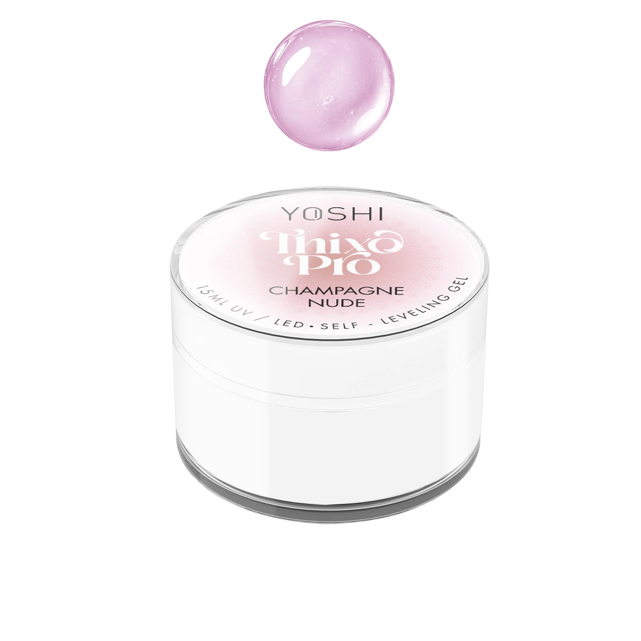 Żel Samopoziomujący Thixo PRO Gel UV LED Champagne Nude <b>15ml</b>