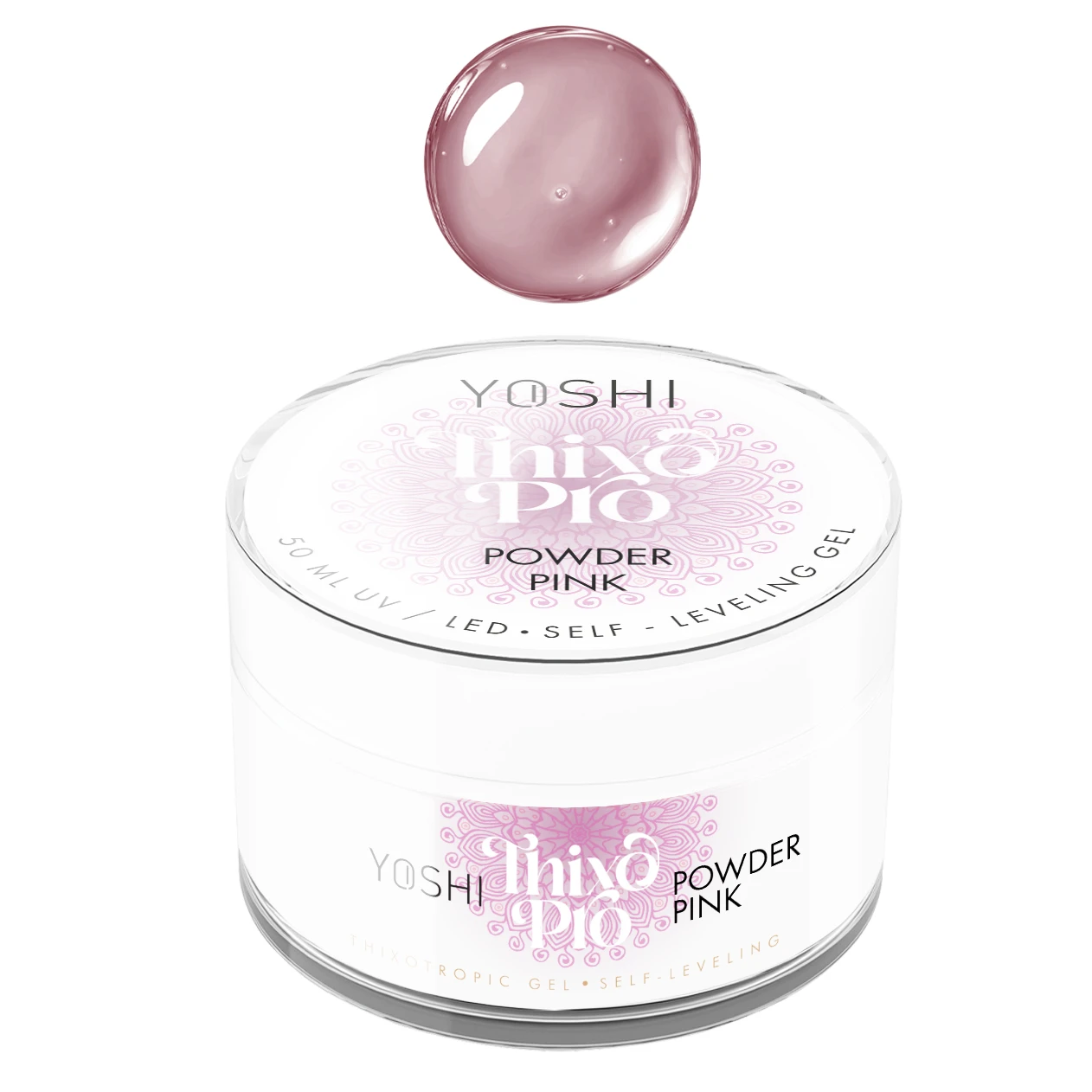 Żel Samopoziomujący Thixo PRO Gel UV LED Powder Pink <b>50ml</b>