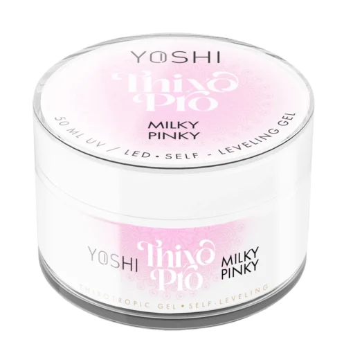 Żel Samopoziomujący Thixo PRO Gel UV LED Milky Pinky <b>50ml</b> - obrazek 2