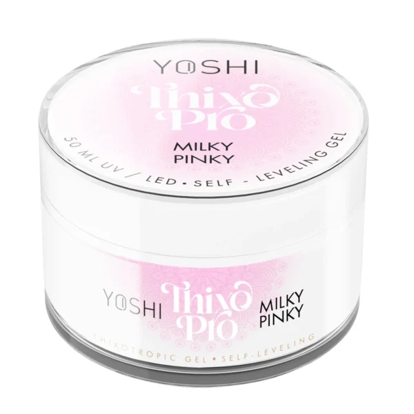 Żel Samopoziomujący Thixo PRO Gel UV LED Milky Pinky <b>50ml</b> - obrazek 2