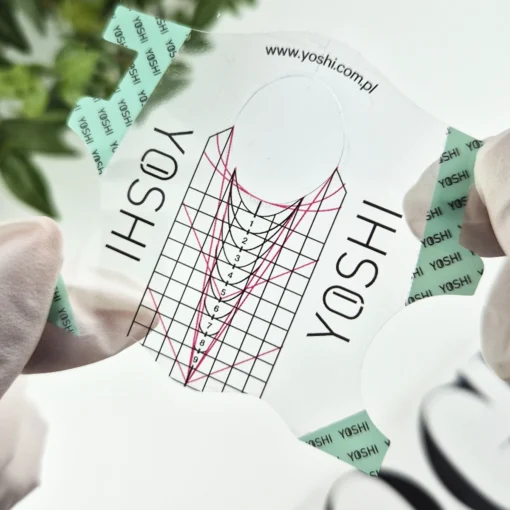 Szablon do przedłużania paznokci TRANSPARENTNY 100 szt. - obrazek 7