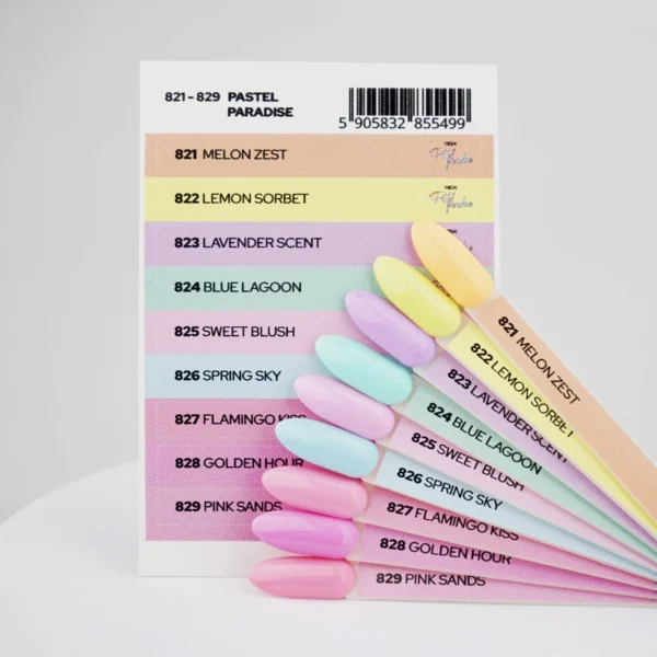 Naklejki na wzornik Pastel Paradise 821 - 829 - obrazek 2