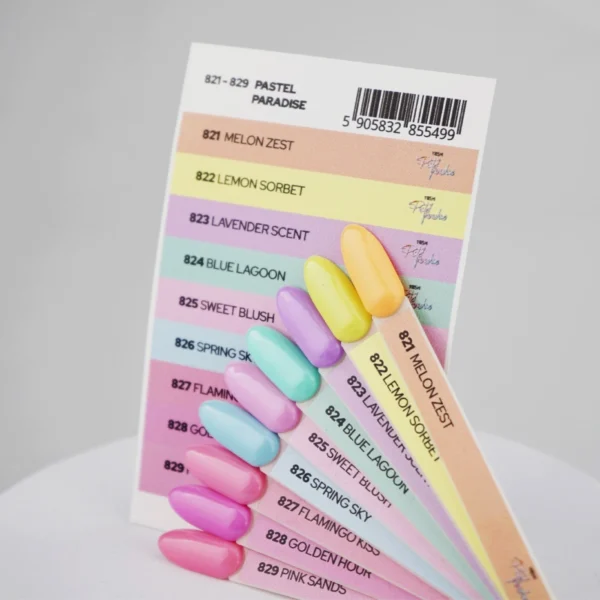 Naklejki na wzornik Pastel Paradise 821 - 829 - obrazek 3