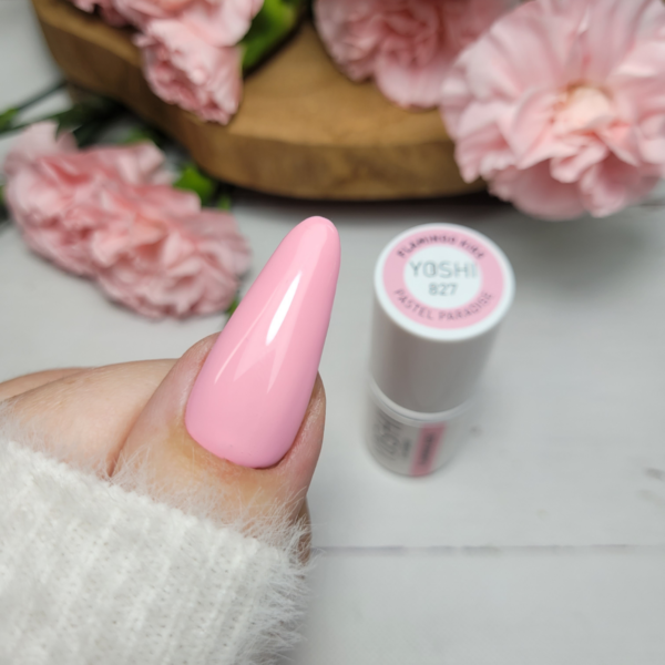 Lakier Hybrydowy UV LED Flamingo Kiss 6 ml - 827 - obrazek 3
