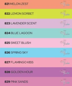 Naklejki na wzornik Pastel Paradise 821 -829