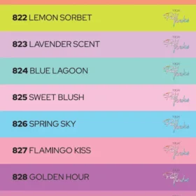 Naklejki na wzornik Pastel Paradise 821 -829