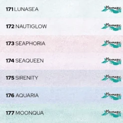 Naklejki na wzornik Mermagic 171 - 177