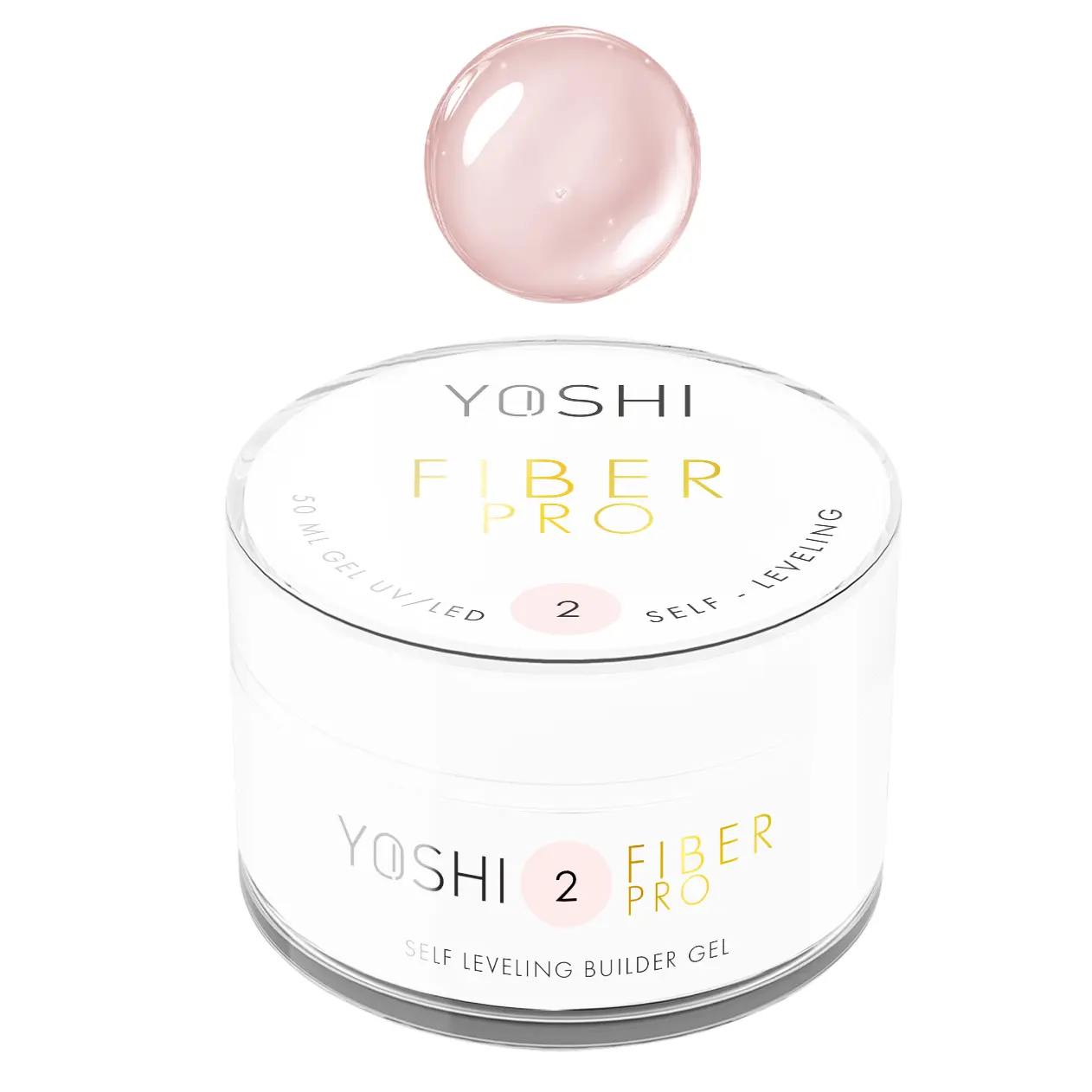 Żel Samopoziomujący Fiber PRO Gel UV LED No2<b> 50ml</b>