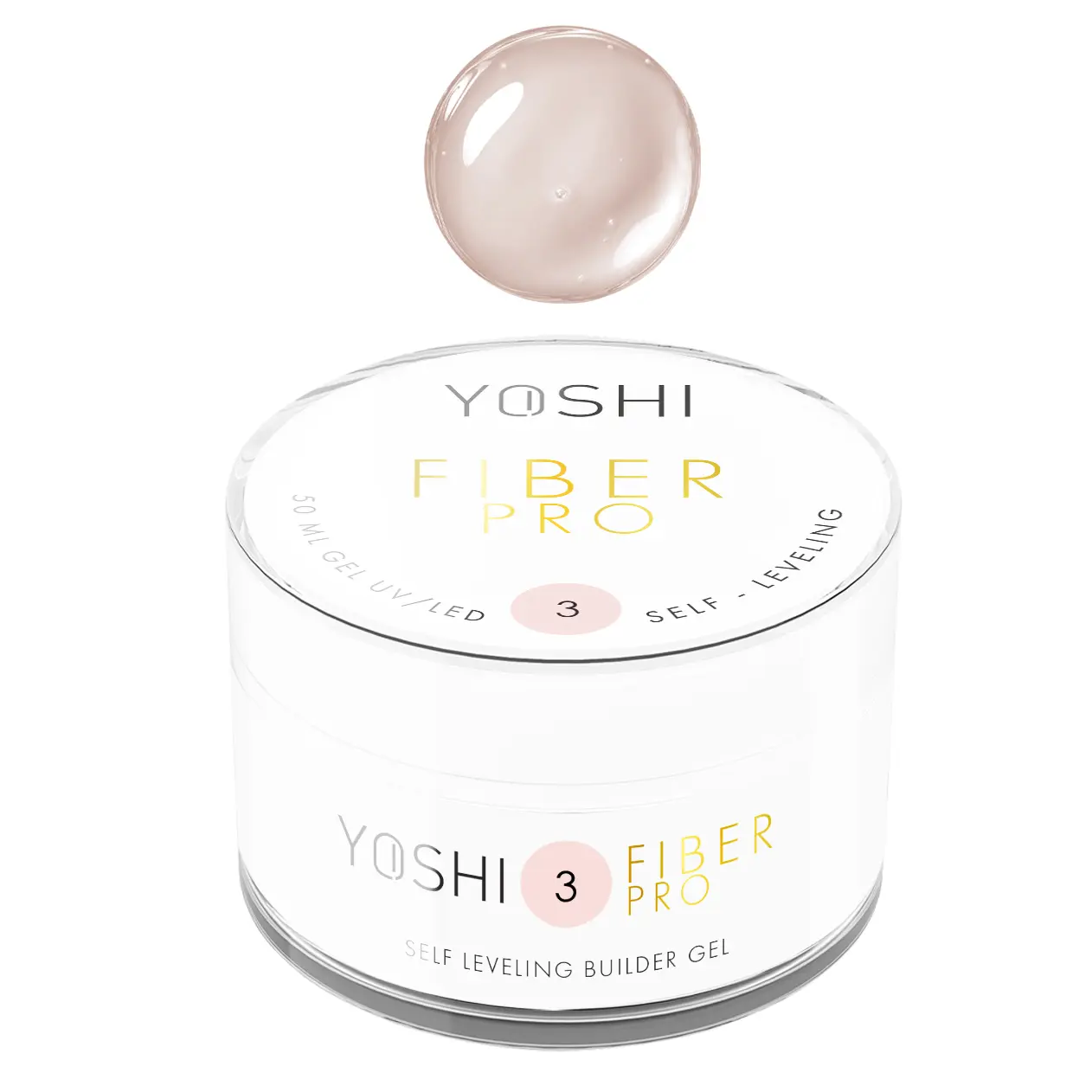 Żel Samopoziomujący Fiber PRO Gel UV LED No3<b> 50ml</b>